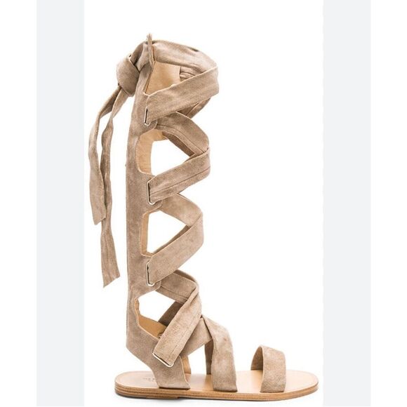 Rag & Bone Llaria suede gladiator lace up sandals size 38 1/2 - Picture 1 of 8